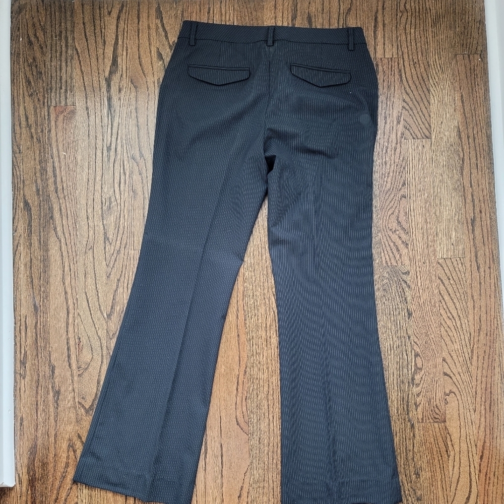 Gap Bkack Pin Stripe Modern Boot Pant - Picture 4 of 8